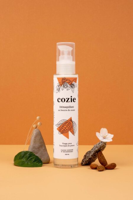 LAIT DEMAQUILLANT AU BEURRE DE CACAO