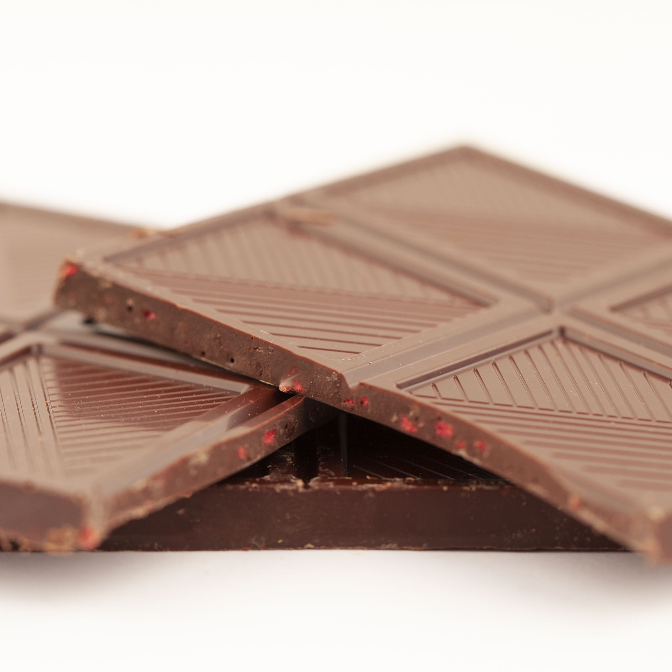 TABLETTE CHOCOLAT NOIR 60% ET FRAMBOISES