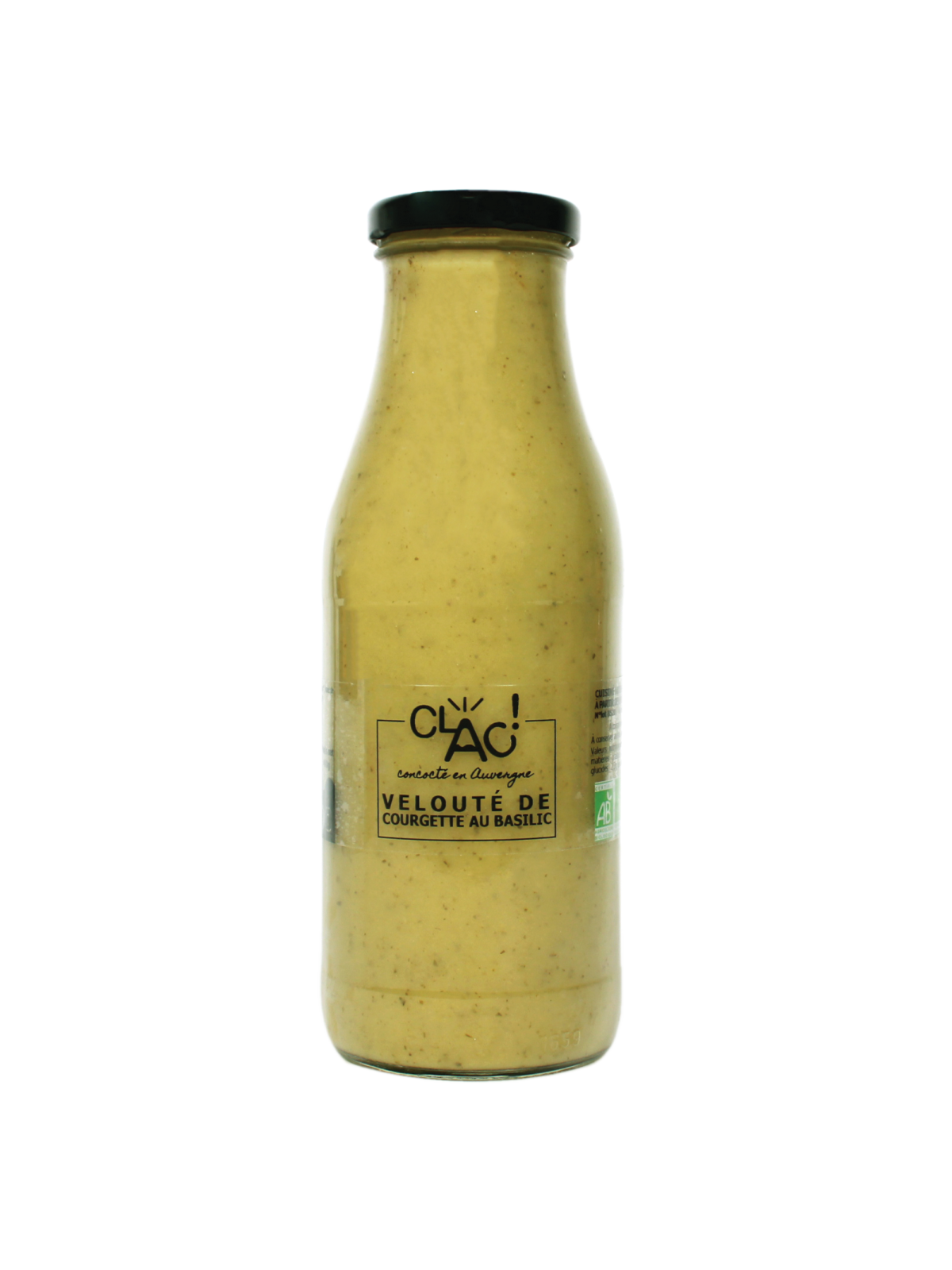 VELOUTE DE COURGETTE AU BASILIC BIO 480G