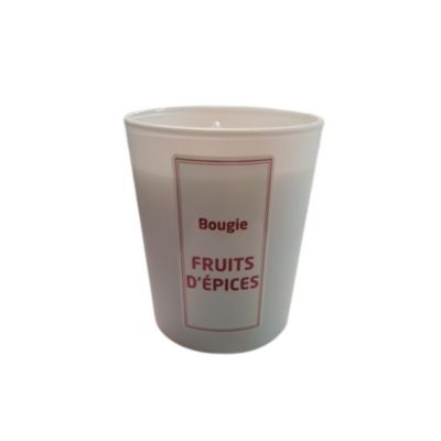BOUGIE FRUITS D'ÉPICES 100% VÉGÉTALE 180g