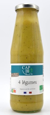 SOUPE 4 LEGUMES BIO 660ML