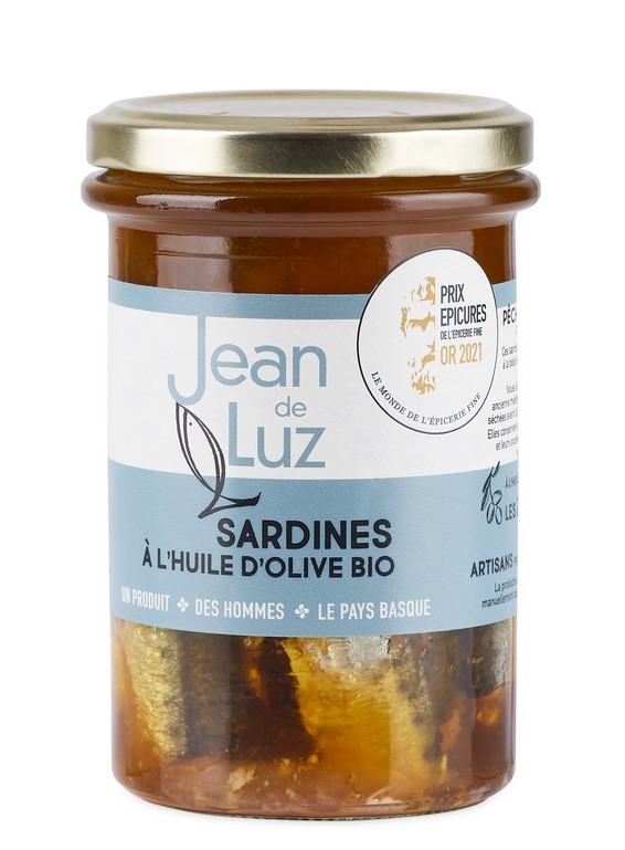 SARDINES HUILE D'OLIVE BIO 270G