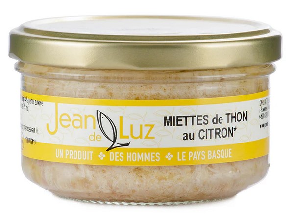 MIETTES DE THON GERMON HUILE D'OLIVE CITRON BIO 140G