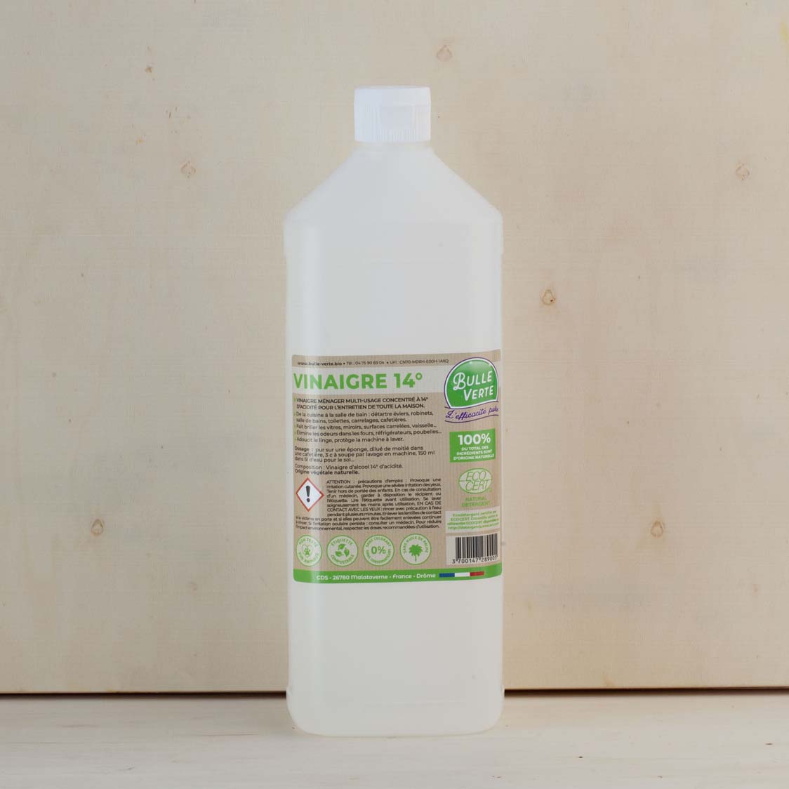 VINAIGRE MENAGER VEGETAL 14°