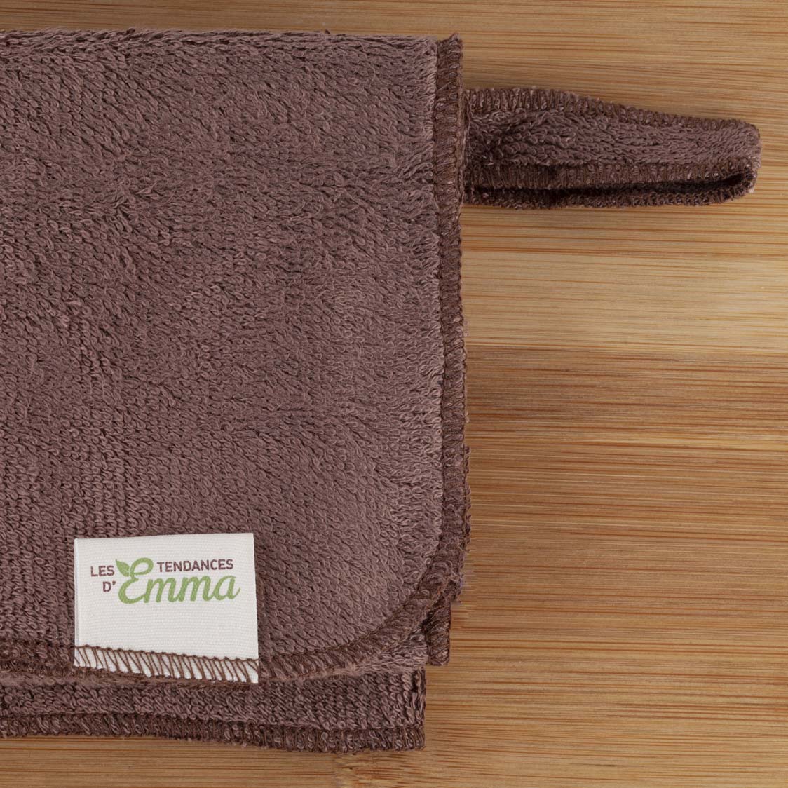 SERVIETTE CHEVEUX CHOCOLAT