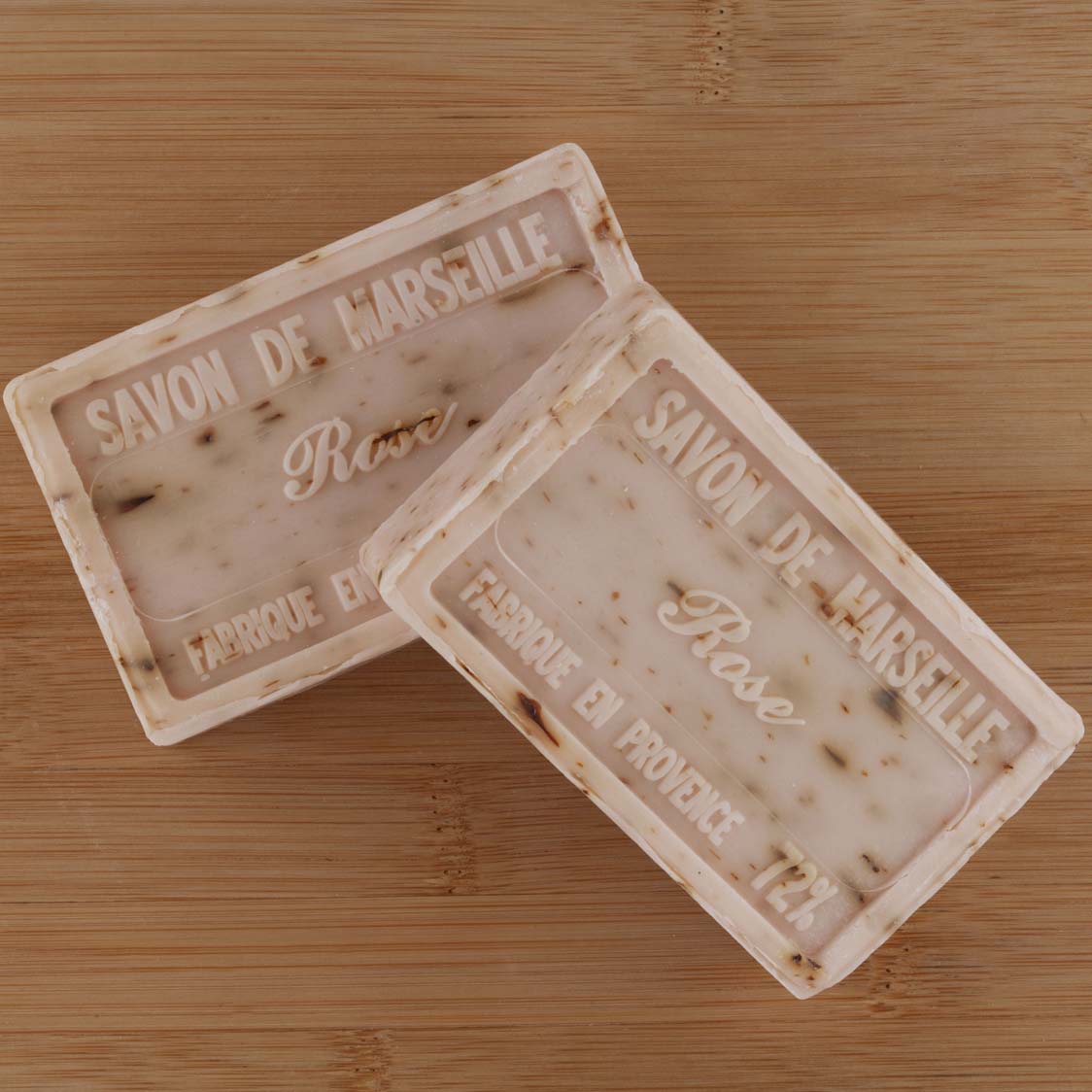 SAVON ROSE FLEURS 100g BEURRE DE KARITE