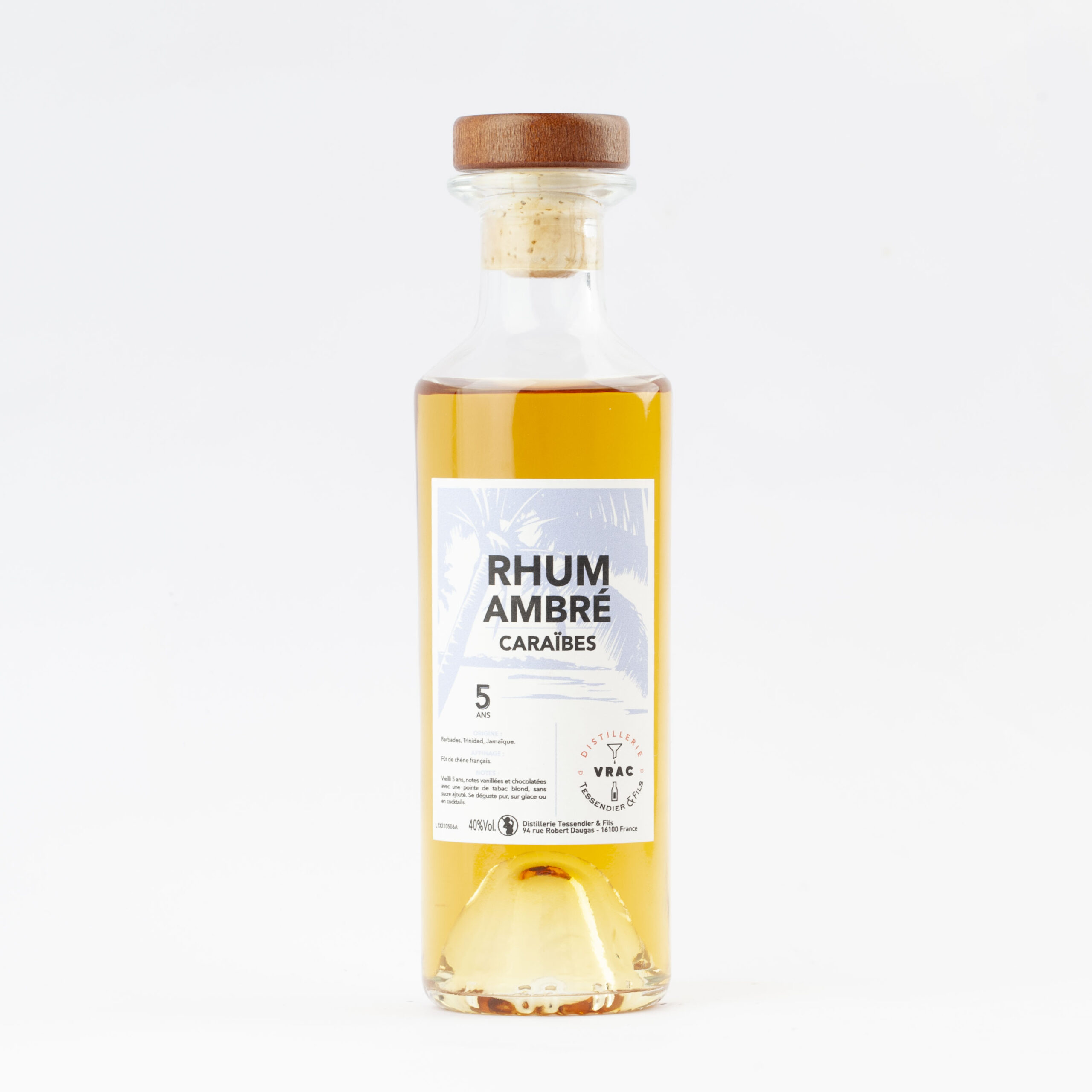 RHUM AMBRE CARAIBES 5 ANS